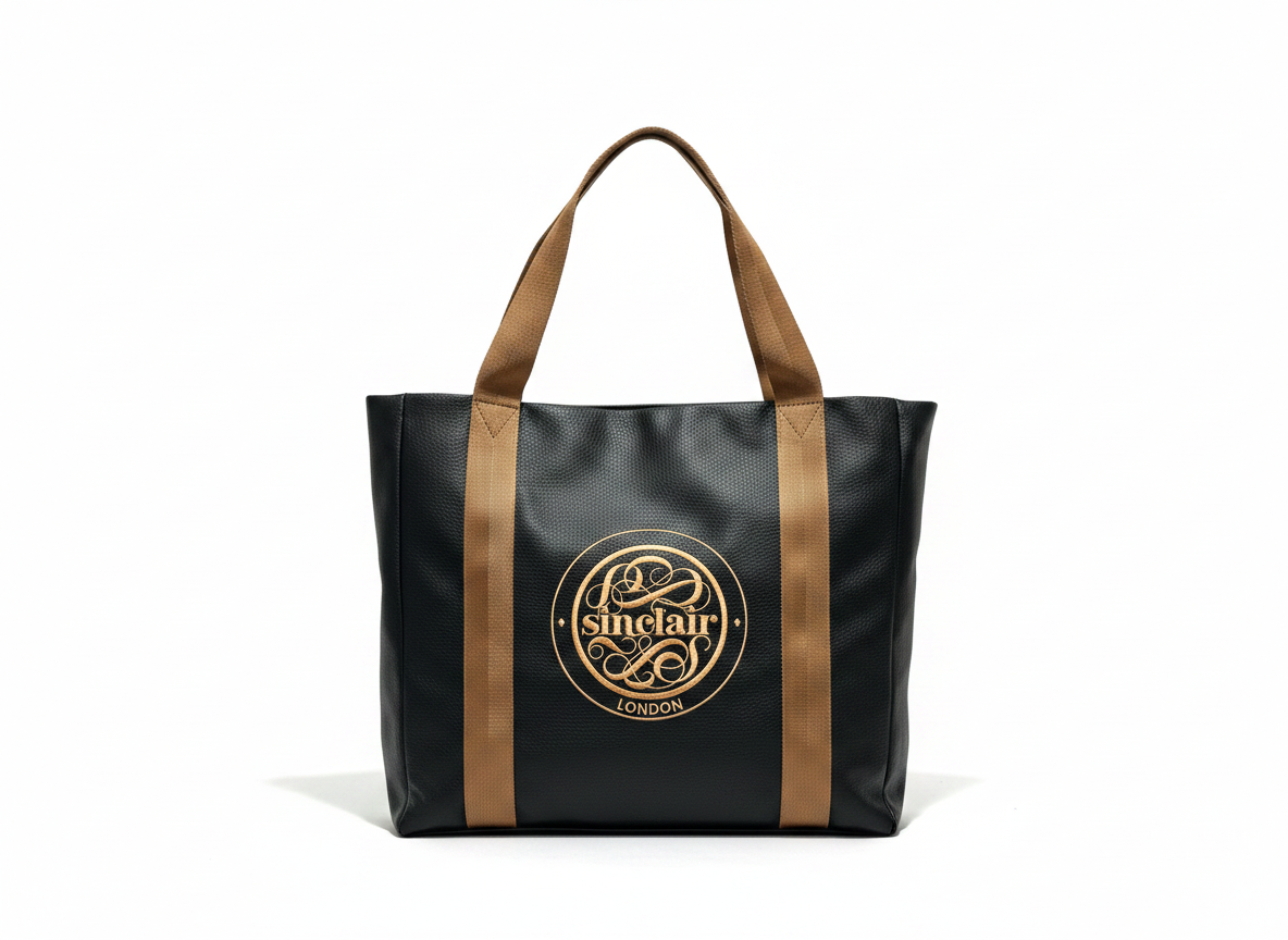 Black and Pumpkin Classic Tote