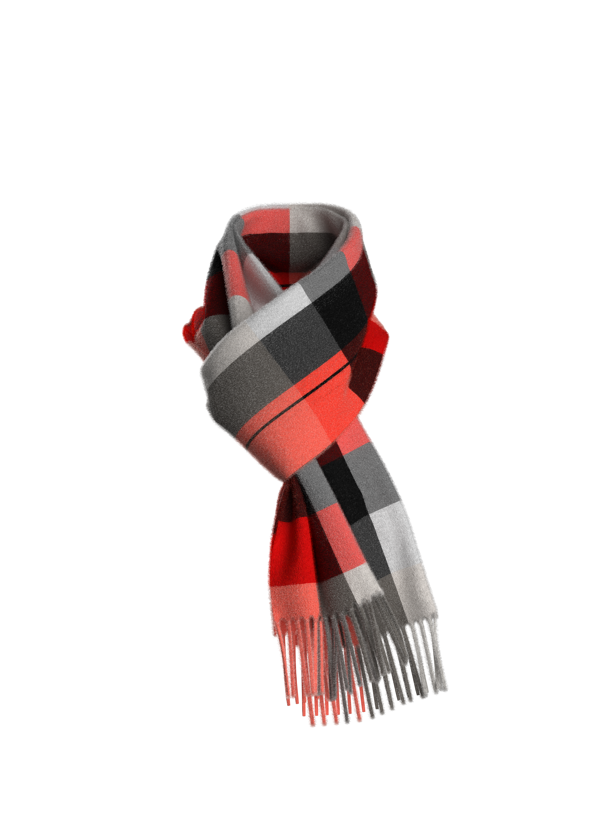Scarf - Winter Red