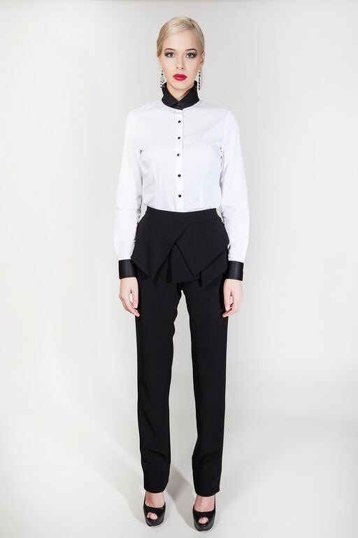 Peplum style trouser - Sinclair London