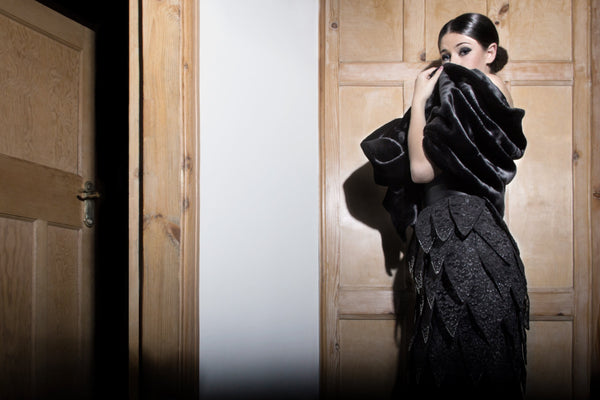 Miss Monaco Wears Couture Sinclair London to the Tiffany Fashion Week