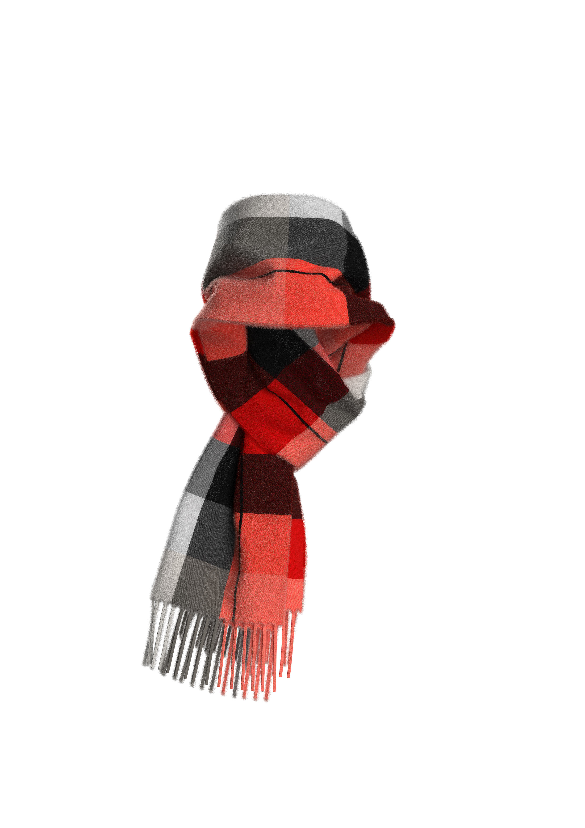 Scarf - Winter Red
