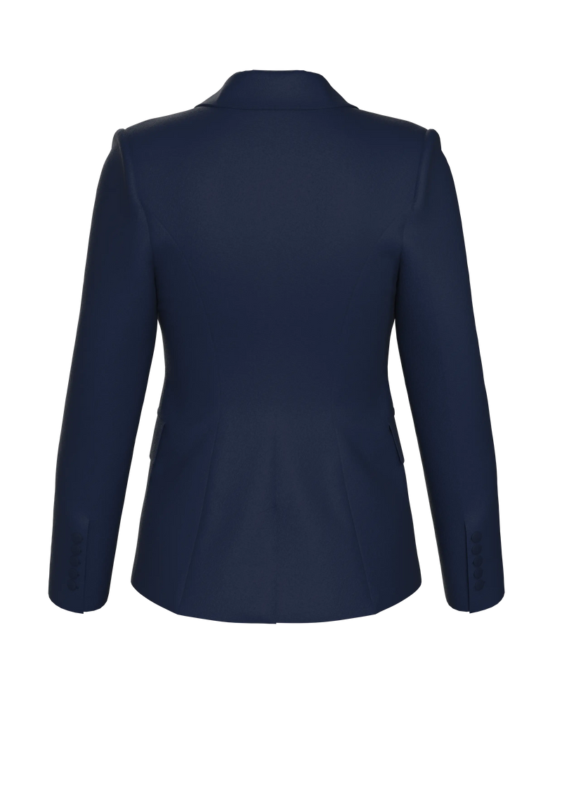French Navy Single Breasted Jacket