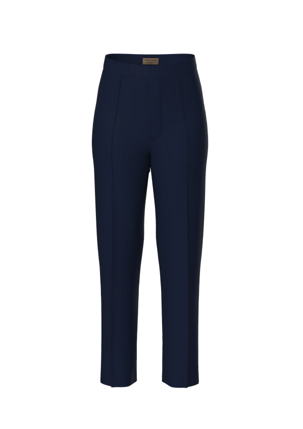 French Navy Cigarette Classic Front Tailored Trouser