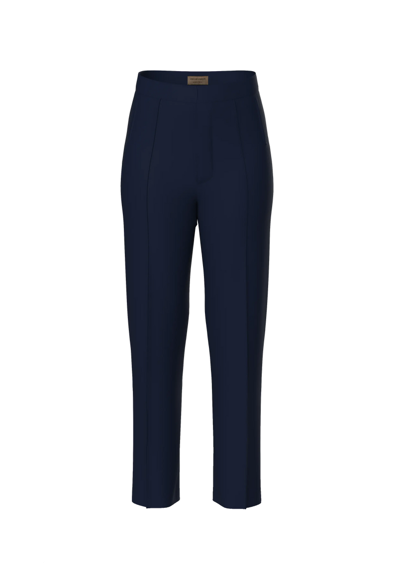 French Navy Cigarette Classic Front Tailored Trouser